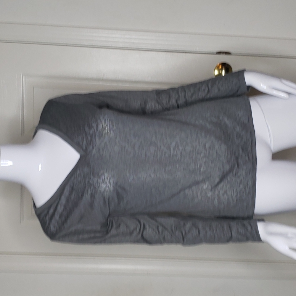🤯3/$12 People Passion Gray V-Neck Longsleeve Top Size Medium
